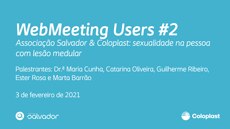 WebMeeting #2 - Sexualidade na pessoa com lesão medular (em parceria com a Ass. Salvador)