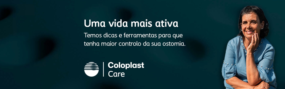 Senhora ostomizada membro do programa Care